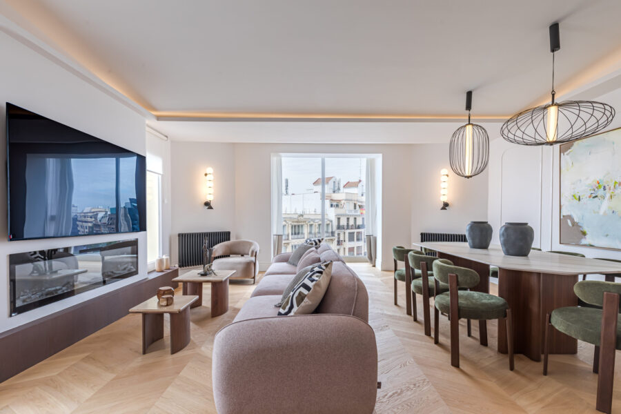 Ático de Lujo en Madrid | Ventanas que enmarcan Madrid como si fueran cuadros | Reforma Barrio Salamanca | Drékaro