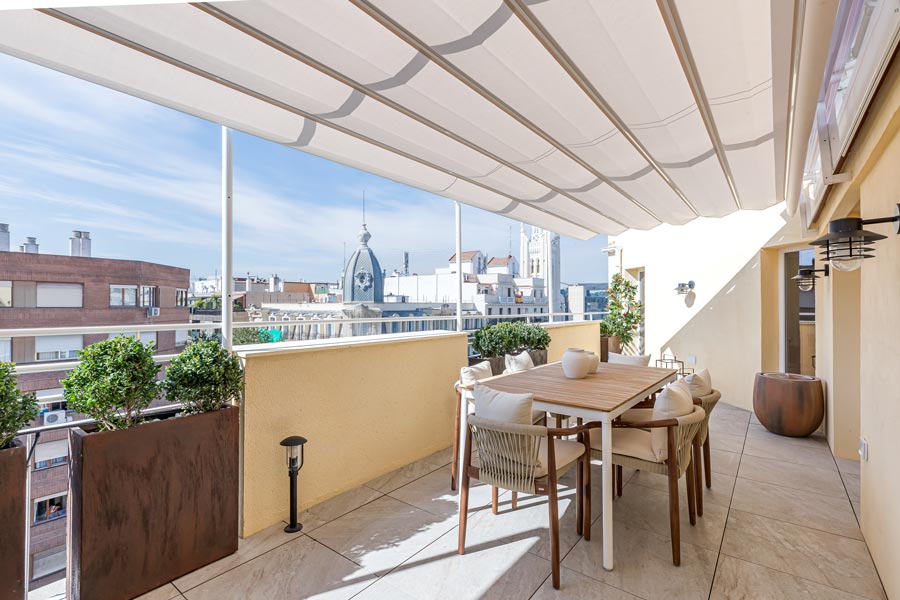 Ático de Lujo en Madrid | Terraza Calle Goya, 55 | Reforma Barrio Salamanca | Drékaro