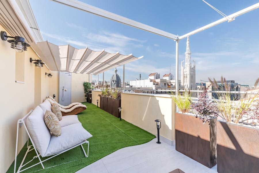 Ático de Lujo en Madrid | Terraza para Dormitorios | Reforma Barrio Salamanca | Drékaro